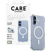 CARE by PanzerGlass Modes Samba apvalks ar baltu Magnētisko iPhone 17 - Caurspīdīgs