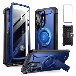 Supcase Unicorn Beetle Pro Mag MagSafe 2 komplektu futrālis Samsung Galaxy S26 Ultra - melns un tumši zils