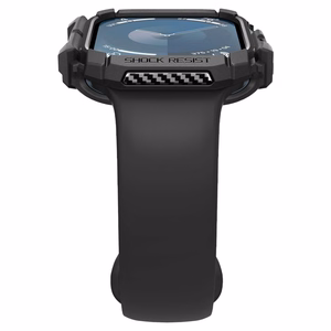 Чехол Spigen Rugged Armor для Apple Watch 10 (42mm) - чёрный