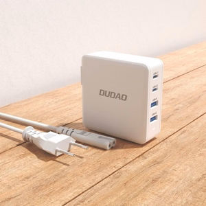 Lādētājs Dudao A100EU Balts 100W (2xPD / 2xQC3.0)