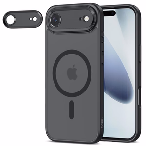 Tech-Protect MagCam MagSafe viedtālruņa apvalks iPhone 17 Air - matēts melns