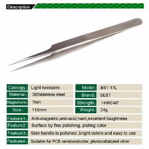 Pincete Best BST-17L