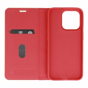 Wonder rāmja apvalks Iphone 15 Pro sarkans