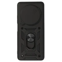 Slide Camera Armor viedtālruņa apvalks Xiaomi Redmi A3 Pro melns