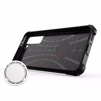 Hybrid Armor viedtālruņa apvalks Samsung Galaxy S23+ bruņu hibrīda apvalks melns