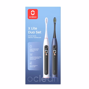 Oclean электрическая зубная щетка X Lite Duo, набор, темно-синяя и серая