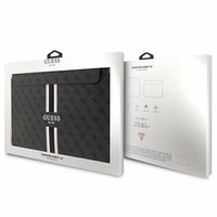 Guess 4G Printed Stripes apvalks 16" klēpjdatoram - melns