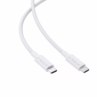 USB kabelis Acefast C18-03 60W no USB-C uz USB-C 1,2 m, balts