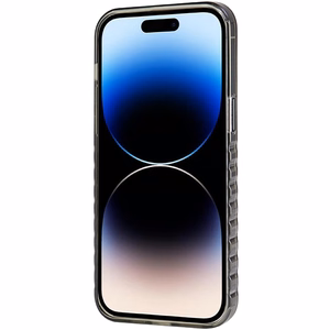 Audi IML Big Logo Magnētiskais apvalks iPhone 14 Pro - melns