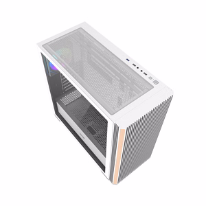 Darkflash DS900WS datora korpuss (balts) + 4 ARGB ventilatori