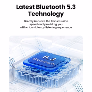 Ugreen HiTune T6 bezvadu austiņas ar ANC funkciju + USB-A - USB-C kabelis baltas