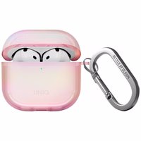 Uniq Iridescia AirPods 4 Hang Case - holo rozā