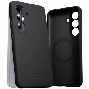 Maciņš Mercury Pure Magsafe silikona Samsung A576 A57 5G melns