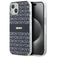 DKNY IML mono un svītru magnētiskais viedtālruņa apvalks iPhone 15/14/13 - melns
