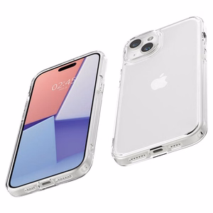 Spigen Crystal Hybrid viedtālruņa apvalks iPhone 15 Plus - caurspīdīgs