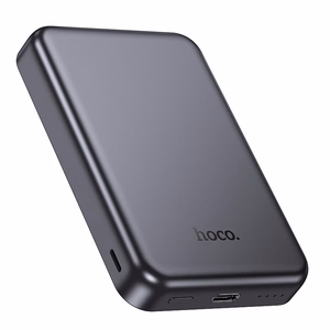 Portatīvais lādētājs saderīgs ar MagSafe Hoco 5000 mAh 2A 5W J160 metāla pelēks