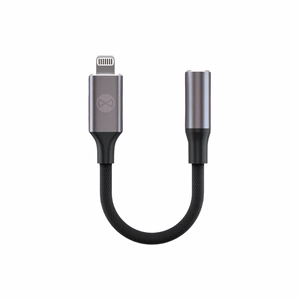 Forever аудио адаптер AJL-01 jack 3,5 mm - Lightning черный