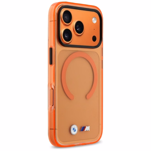 BMW M IML Metal Logos MagSafe чехол для iPhone 17 Pro Pro Orange