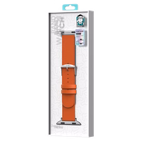 Benks Vintaža ādas pulksteņa siksna Apple Watch 42/44/45/49 - balta (f)