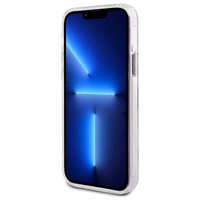 Karl Lagerfeld IML Metāla Choupette galva MagSafe apvalks iPhone 12 - balts