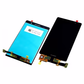 LCD Displejs Saderīgs ar Huawei Ascend P6 Melns HQ