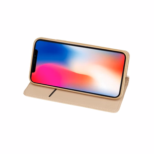 Viedtālruņa apvalks Smart Book magnētiskais XIAOMI REDMI NOTE 11 PRO PLUS 5G zeltains
