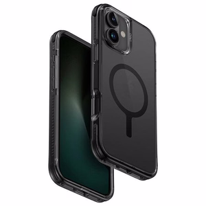 Uniq Combat iPhone 16 Plus 6.7in Magclick viedtālruņa apvalks melns