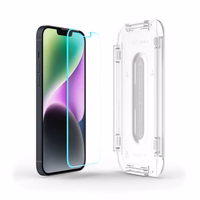 Spigen Glas.tR EZ Fit rūdītais stikls iPhone 13 / 13 Pro / 14 / 16e