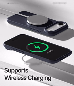 Чехол Mercury Pure MagSafe Silicone для Apple iPhone Air тёмно-синий