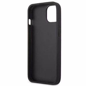 Guess GUHCP13SPSASBGR iPhone 13 mini 5.4" pelēks/pelēks Saffiano Siksna