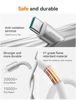 Kabel USB-C Lightning Joyroom S-A51 30W, 1.2m pelēks