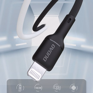 USB Kabelis Dudao L9X melns Type-C / Lightning 200cm (līdz 30W)