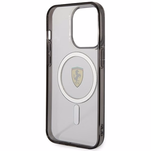 Ferrari FEHMP14XURKT iPhone 14 Pro Max 6.7" caurspīdīgs cietais viedtālruņa apvalks kontūras magnētiskais (MagSafe)