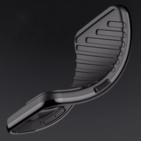 Thunder viedtālruņa apvalks Samsung Galaxy S24 FE silikona bruņu vāks - melns