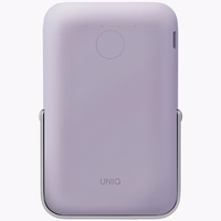 Magnētiskais portatīvais lādētājs Uniq Hoveo 5000mAh USB-C 20W PD (violets)