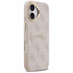 GUESS viedtālruņa apvalks IPHONE 17, saderīgs ar MagSafe GUHMP17SP4MSEGCP (PU 4G ar Classic), rozā
