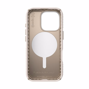 Speck Presidio2 Grip ClickLock & MagSafe vāciņš ierīcei iPhone 16 Pro, Bleached Bone / Heirloom Gold / Hazel Brown