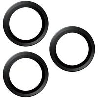 PanzerGlass Hoops rūdītais stikls objektīva aizsargstikls iPhone 17 Pro / 17 Pro Max / 16 Pro / 16 Pro Max Melns