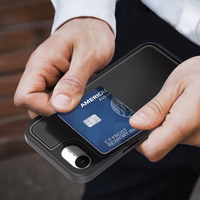 DUX DUCIS viedtālruņa apvalks RAFI II MAG ar statīvu saderīgs ar MagSafe IPHONE 16e melns