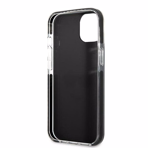 Viedtālruņa apvalks Karl Lagerfeld Karl&Choupette Head Case iPhone 13 - melns