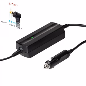 Auto lādētājs priekš laptop Akyga AK-ND-35 (19V / 4.74A 90W 4.8 x 1.7mm) HP 1.2m