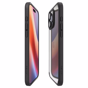 Spigen Ultra Hybrid iPhone 16 Pro viedtālruņa apvalks - matēta melna