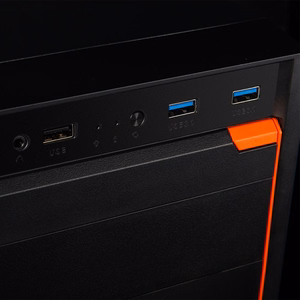 LOGIC CASE J23 USB 3.0 X 2 melns datora korpuss