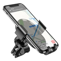 HOCO automašīnas turētājs ar bezvadu uzlādi gaisa ventilācijai 15W CA105 melns