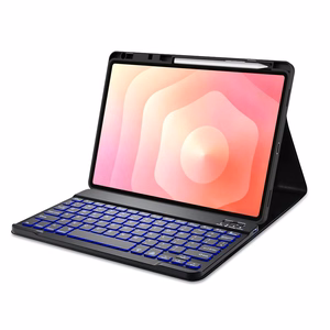 Tech-Protect SC Pen maciņš ar Bluetooth tastatūru Samsung Galaxy Tab S12+ 12.4" X840 / X846B, melns