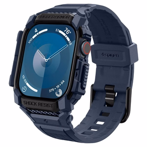 Maciņš SPIGEN RUGGED ARMOR ”PRO” APPLE WATCH 10 (46 MM) tumši zils