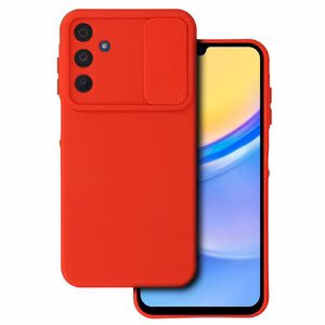 Camshield Soft viedtālruņa apvalks Samsung Galaxy A15 4G/5G sarkans