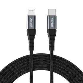 Choetech IP0039 USB-C / Lightning MFi kabelis, 1,2 m garš - melns
