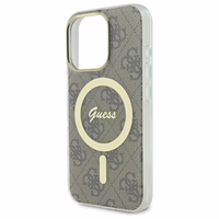 Guess IML 4G MagSafe futrālis iPhone 16 Pro - brūns