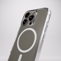 Puro Impact Clear D3O MagSafe Silikona Viedtālruņa Apvalks iPhone 16 Pro Max - Caurspīdīgs